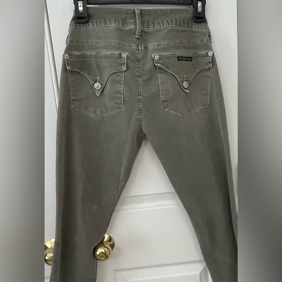 HUDSON JEANS -Sz 27, EUC-Olive Green’COLLIN SKINNY CROP’ - Picture 11 of 14